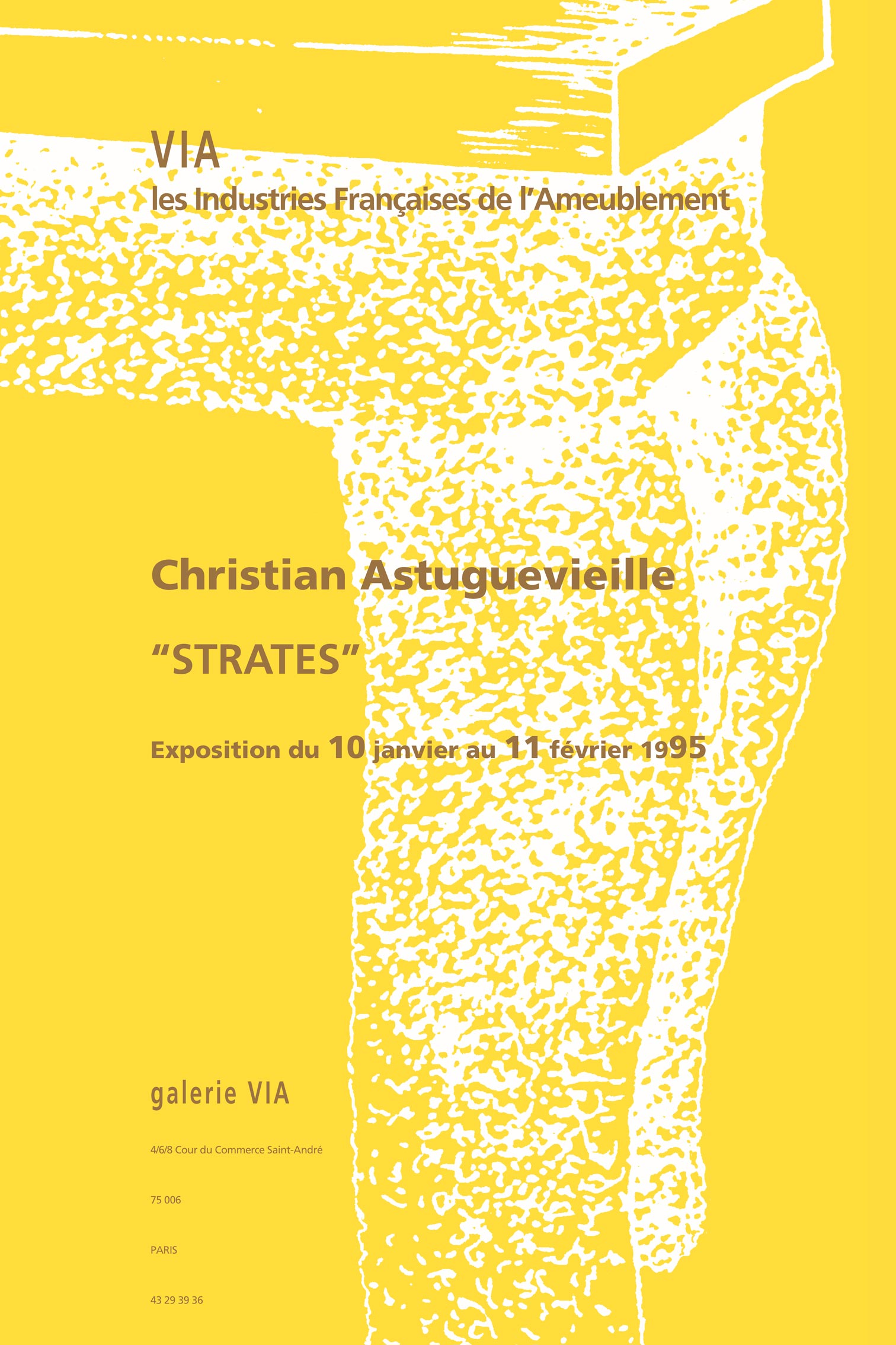 Affiche exposition Christian Astuguevieille